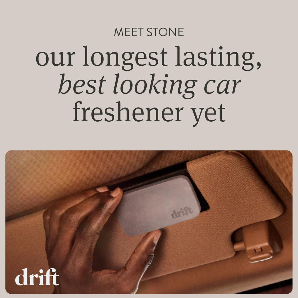Drift Car Air Freshener - Stone Air Freshener - Car Odor Eliminator - Cabana Scent Refill - Pack of 3 - NO CLIP INCLUDED