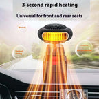 Battery Operated Heaters For Indoors Car, Battery-Powered Heater, 1500mah Rechargeable Space Heater For Camping Tent Tricycles Office, Car Window Defogger Long Lasting Quiet (10-cell)