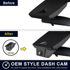 Mangoal Front 4K and Rear 1080p Dash Cam Starvis Sensor Custom fit forToyota 4Runner 2020-2024 Gen5 N280 (Model A), TRD Sport Limited Pro Off-Road Venture SR5 Premium, OEM Look, GPS,128GB Card