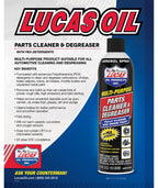 (6 pack) Lucas Oil 11115 Multi-Purpose Parts Cleaner and Degreaser Aerosol 16 Ounce