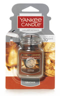 Yankee Candle Car Jar Ultimate, Leather, 0.96 oz (Pack of 6)
