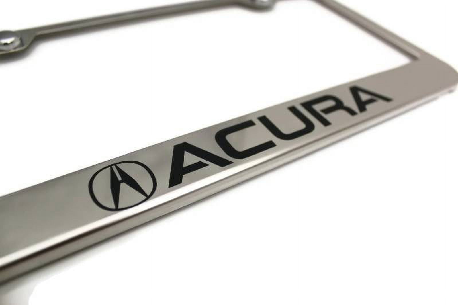 Au-TOMOTIVE GOLD Acura Laser Etched Frame - Mirrored