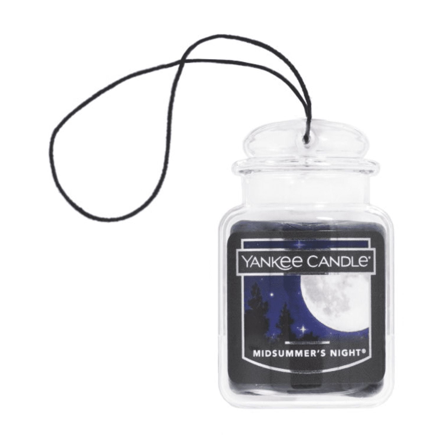 Yankee Candle Car Jar Ultimate Hanging Car Air Fresheners, Midsummer's Night, 0.96 oz (Pack of 12)