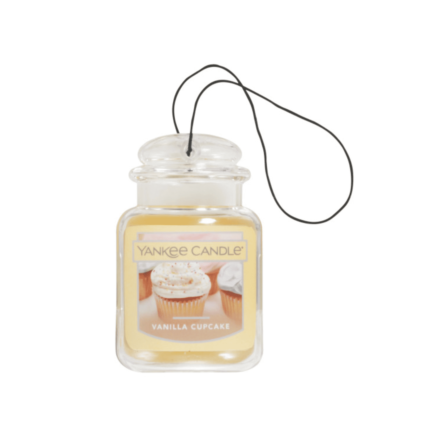 Yankee Candle Car Jar Ultimate Hanging Car Air Fresheners, Vanilla Cupcake, 0.96 oz (Pack of 12)