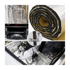 Unique Bargains 6mm 236mil Automobile Car Audio Sound Deadener Heat Insulation Dampening Mat 10.76sq.ft