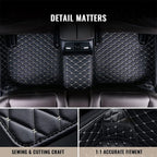 Custom Car Floor Mats For Compatible With Dodge Magnum 2005-2008 Double-layer Floor Mat Full Coverage All Weather Anti-Slip Car Mat Set Waterproof Car Mats