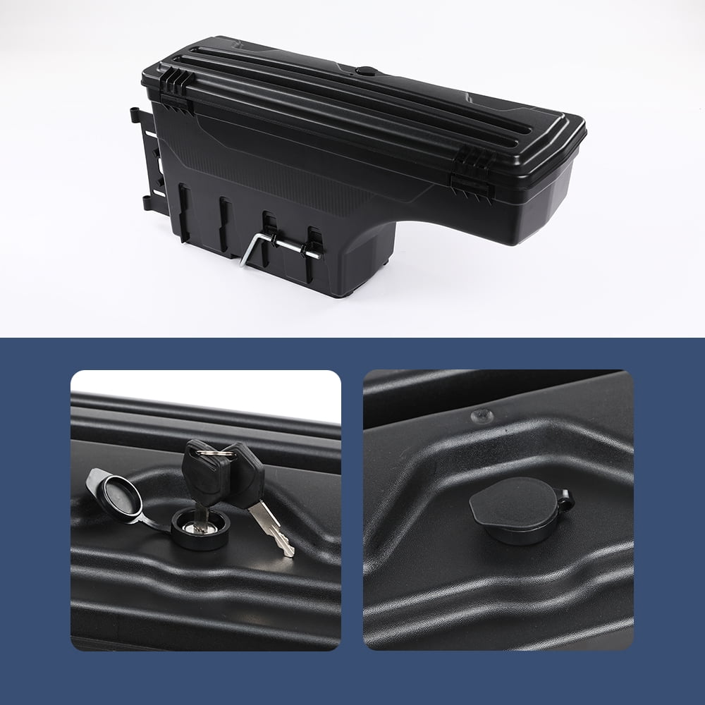 PIT66 Truck Bed Storage Box Right Side Fit for Chevy Silverado & GMC Sierra 1500 2500 3500 1999-2007