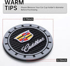 Car Cup Holder Coaster for BMW M 1 3 5 6 Series X1 X3 X7 X5 X6 Z4 7 Series Recessed Silicone CupHolder Coaster Interior Accessories 2.75in 2Pieces, Black-04