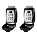 2X Car Window Lock Box, Car Key Lock Box, Car Window Punch Button Lock Box, Car Window Key Safe, for Carpooling, Turo