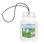 Yankee Candle Car Jar Ultimate, Clean Cotton, 0.96 oz (Pack of 6)