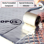 Canopus Car Sound Deadening Mat, 80 Mil 18 Sqft, Pack of 9 Sheets, Butyl Sound Deadener Mat, Audio Car Sound Dampening Material for Car Trunk, Door, Floor and Ceiling, SilveM