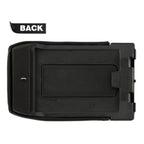 CROSSDESIGN Center Console Lid Fit for Cadillac Escalade Chevrolet Silverado GMC Sierra Yukon Car Truck Black