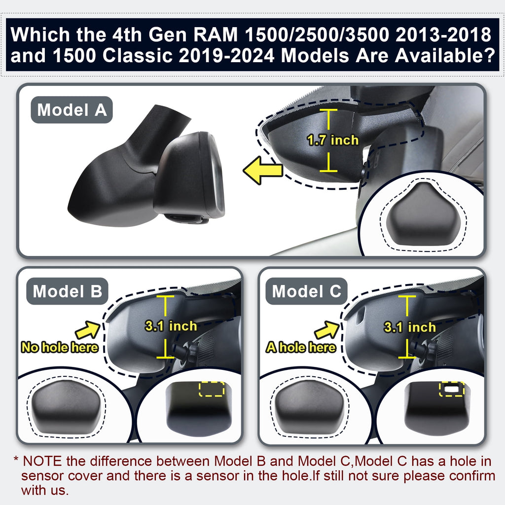 Mangoal 4K Dash Cam Custom fit for Dodge RAM 2500/3500 2019 2020 2021 2022 2023 2024 2025 2026(Model F), OEM Look, UHD 2160P Video, WiFi & App, 64GB Card