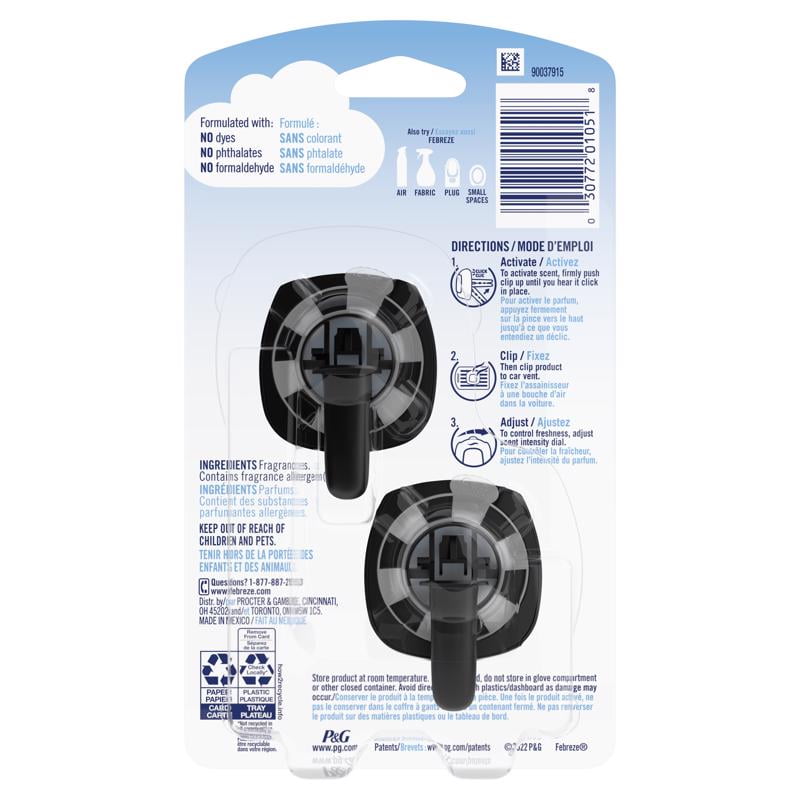 FEBREZE CAR VNT CLIP PLT ICE 2