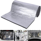 Mfigree Car Heat Sound Deadening Insulation Mat, Foam Self Adhesive Mat Roll Fireproof for Auto Hood Engine Roof Door and Trun 200 Cm X 50 Cm X 10 Mm