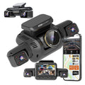 HUPEJOS 5 Channel Dash Cam with Driver Monitor System DMS, 360° 4K Dash Camera for Cars, Built-in GPS WiFi HDR Night Vision, AI Dashcam Front and Rear Inside, 128GB Card Included,  Parking Monitor