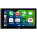 Pre-Owned KENWOOD DMX400S 6.8" Double DIN Car Stereo – Apple CarPlay & Android Auto Touchscreen Receiver with Bluetooth, Backup Camera Input, and Shallow Mount Design