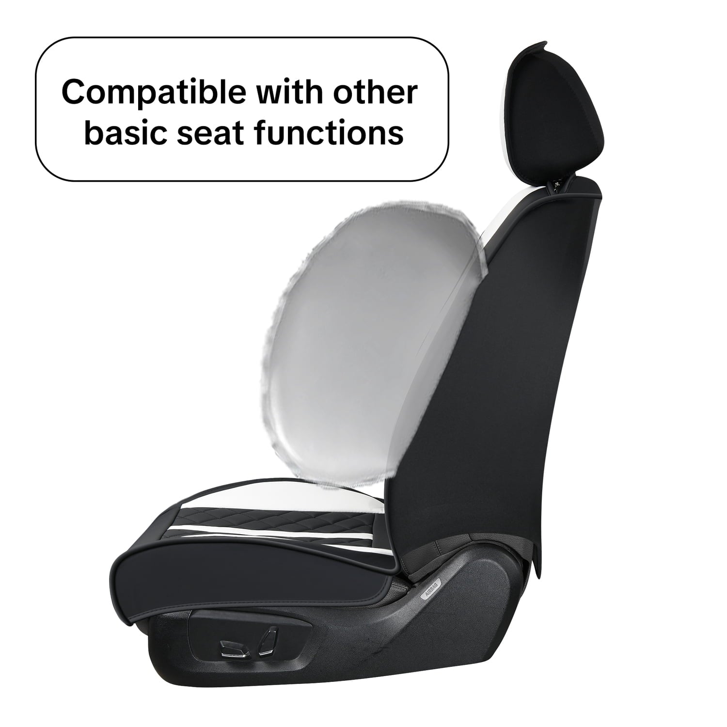 For Car Seat Covers for Hyundai All Models, 5 -Seats,Waterproof Breathable Leather Seat Covers, Non-Slip Lining, Compatible With Airbags, Enhances Interior Appearance