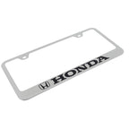 Au-TOMOTIVE GOLD Honda Stainless Steel Frame - Laser Etched Mirrored