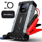 6000A Car Jump Starter, 12V Portable Jump Starter Car Battery Booster Jump Box Pack for All Gas & 10.0L Diesel Engines with LED Light