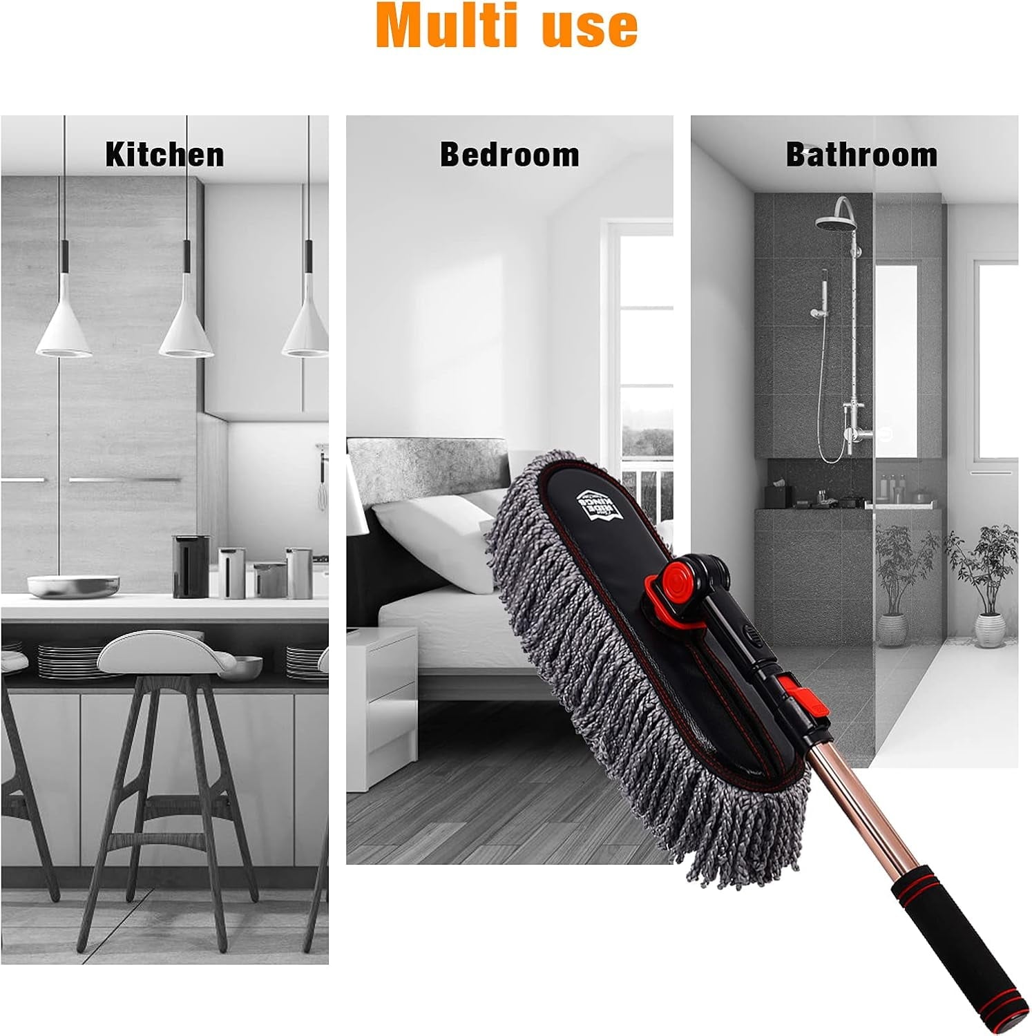 Ride Kings Car Duster Microfiber Set ，Exterior & Interior