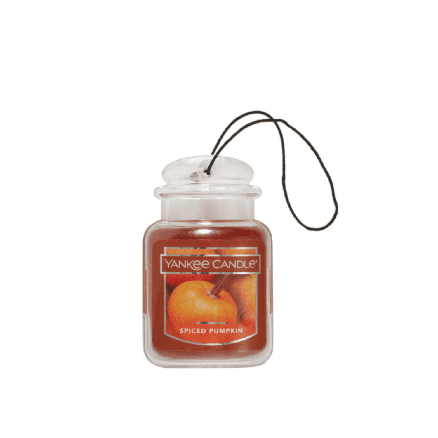 Yankee Candle Car Jar Ultimate Hanging Car Air Fresheners, Spiced Pumpkin, 0.96 oz (Pack of 6)