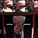 DEA 12 Pcs Bling Car Accessories Set for Women Car Floor Mats Full Set Steering Wheel Cover Seat Belt Covers Coasters Universal Fit Car SUV Truck Van Silver