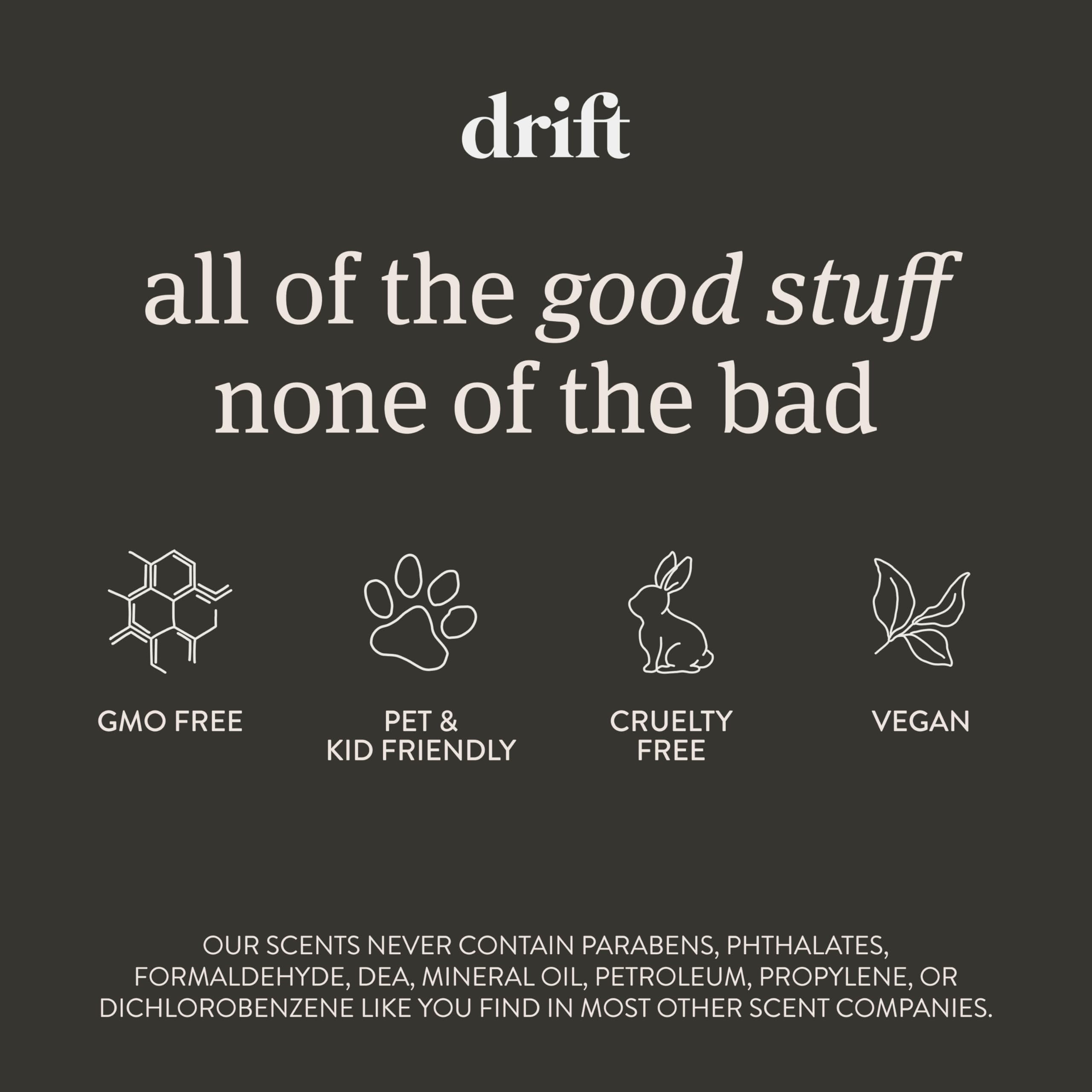 Drift Car Air Freshener - Wood Fragrance - Automotive Odor Eliminator - Car Fresheners Long Lasting - Variety 3 Pack - CLIP INCLUDED