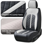 For Car Seat Covers for Hyundai All Models, 5 -Seats,Waterproof Breathable Leather Seat Covers, Non-Slip Lining, Compatible With Airbags, Enhances Interior Appearance
