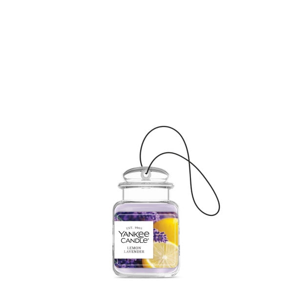 Yankee Candle Car Jar Ultimate Hanging Car Air Fresheners, Lemon Lavender, 0.96 oz (Pack of 12)