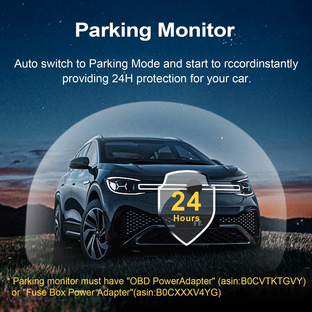 Mangoal 4K Dash Cam Starvis Sensor Custom Fit for Toyota Crown 2023-2026 &Crown Signia 2025 2026, XLE Limited Platinum etc, OEM Look, UHD 2160P Video, Loop Recording, GPS, 64GB Card
