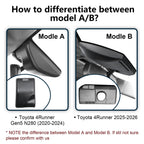 Mangoal Front 4K and Rear 1080p Dash Cam Starvis Sensor Custom fit forToyota 4Runner 2020-2024 Gen5 N280 (Model A), TRD Sport Limited Pro Off-Road Venture SR5 Premium, OEM Look, GPS,128GB Card