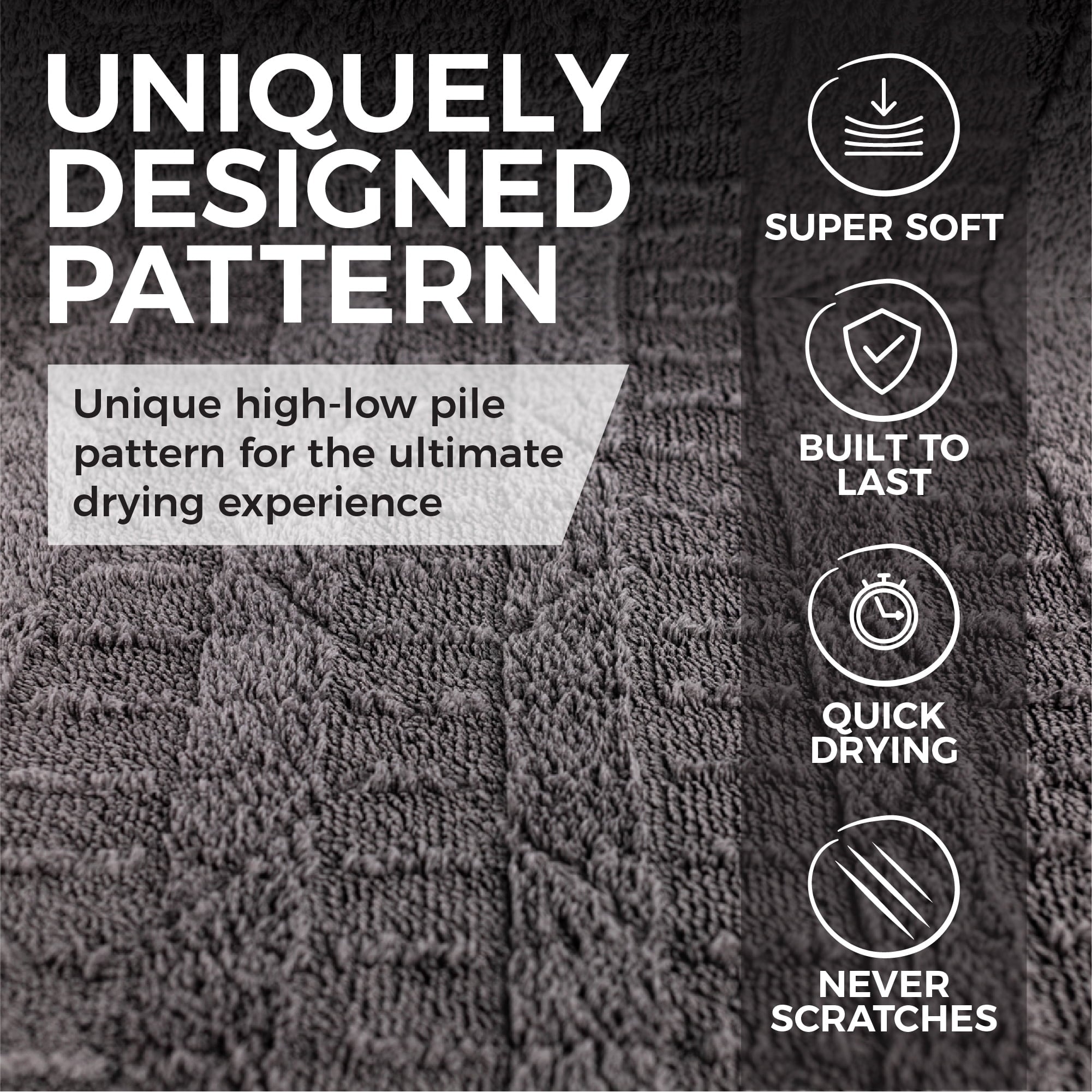 The Rag Company - The Gauntlet - Car Drying Towel - 70/30 Blend Premium Microfiber,  15in x 24in, Ice Grey + Grey (2-Pack)