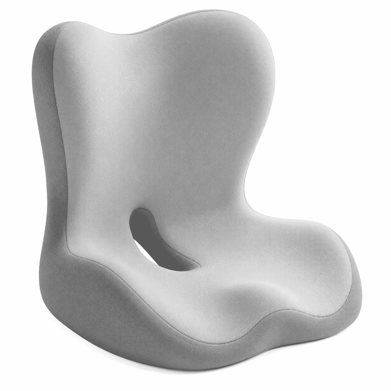 Gray L-Shaped Ergonomic Non-Slip Memory Foam Seat Cushion with Back Support – 2026 New Pressure-Relieving Car Seat Cushion for Office Chair, Desk, Driving – Breathable, Machine Washable Cover