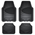 ArmorAll All-Weather Floor Mats for Cars, Trucks, and SUVs, Black, 4-Piece