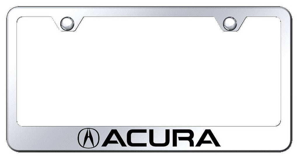 Au-TOMOTIVE GOLD Acura Laser Etched Frame - Mirrored