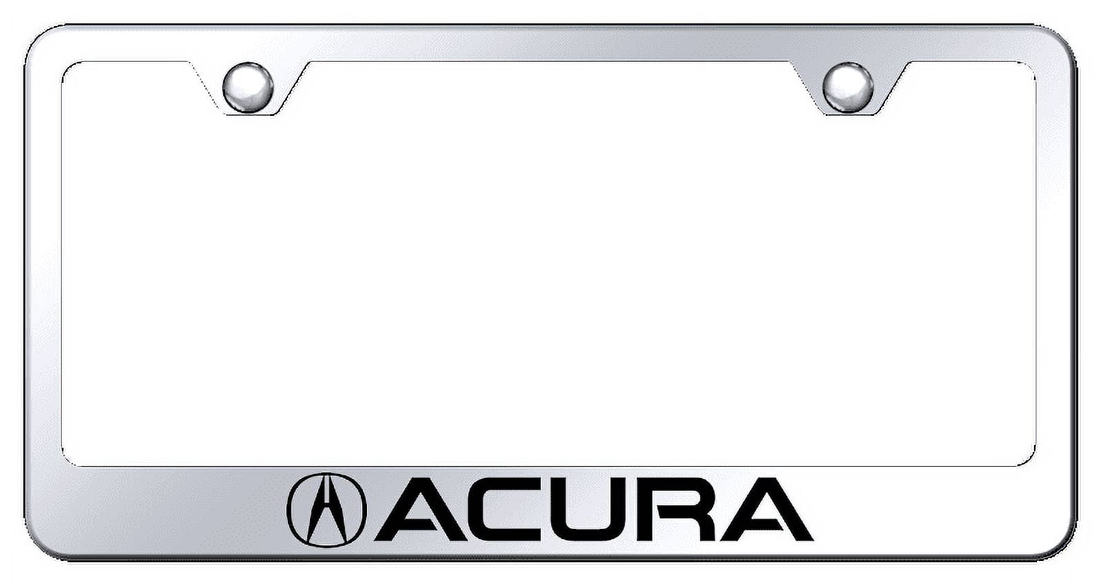Au-TOMOTIVE GOLD Acura Laser Etched Frame - Mirrored