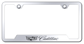 Au-TOMOTIVE GOLD Cadillac (New Logo) Laser Etched Cut-Out Frame - Mirrored