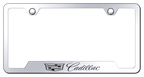Au-TOMOTIVE GOLD Cadillac (New Logo) Laser Etched Cut-Out Frame - Mirrored