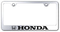 Au-TOMOTIVE GOLD Honda Stainless Steel Frame - Laser Etched Mirrored