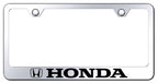 Au-TOMOTIVE GOLD Honda Stainless Steel Frame - Laser Etched Mirrored