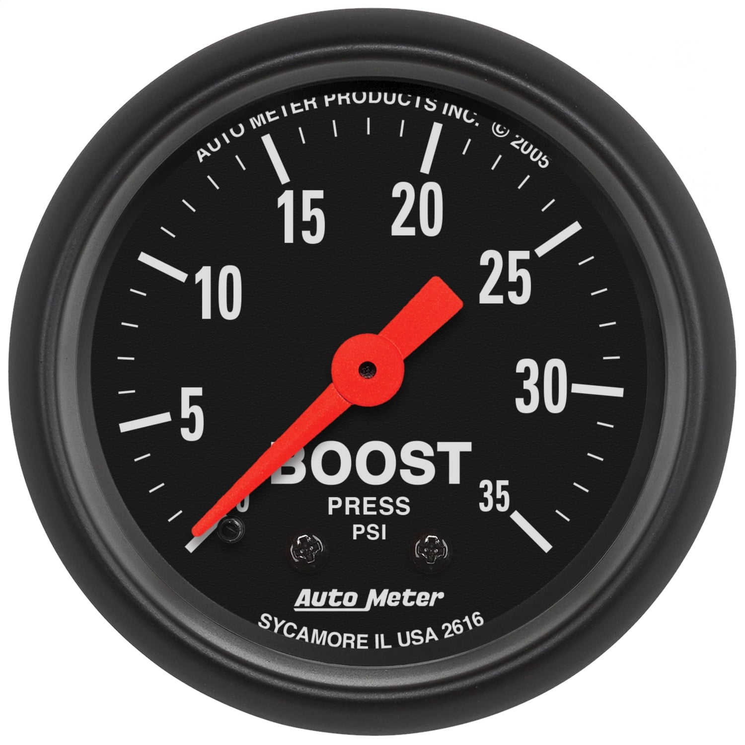 AUTO METER 2616 2IN BOOST, 0-35 PSI, MECH Z-SERIES