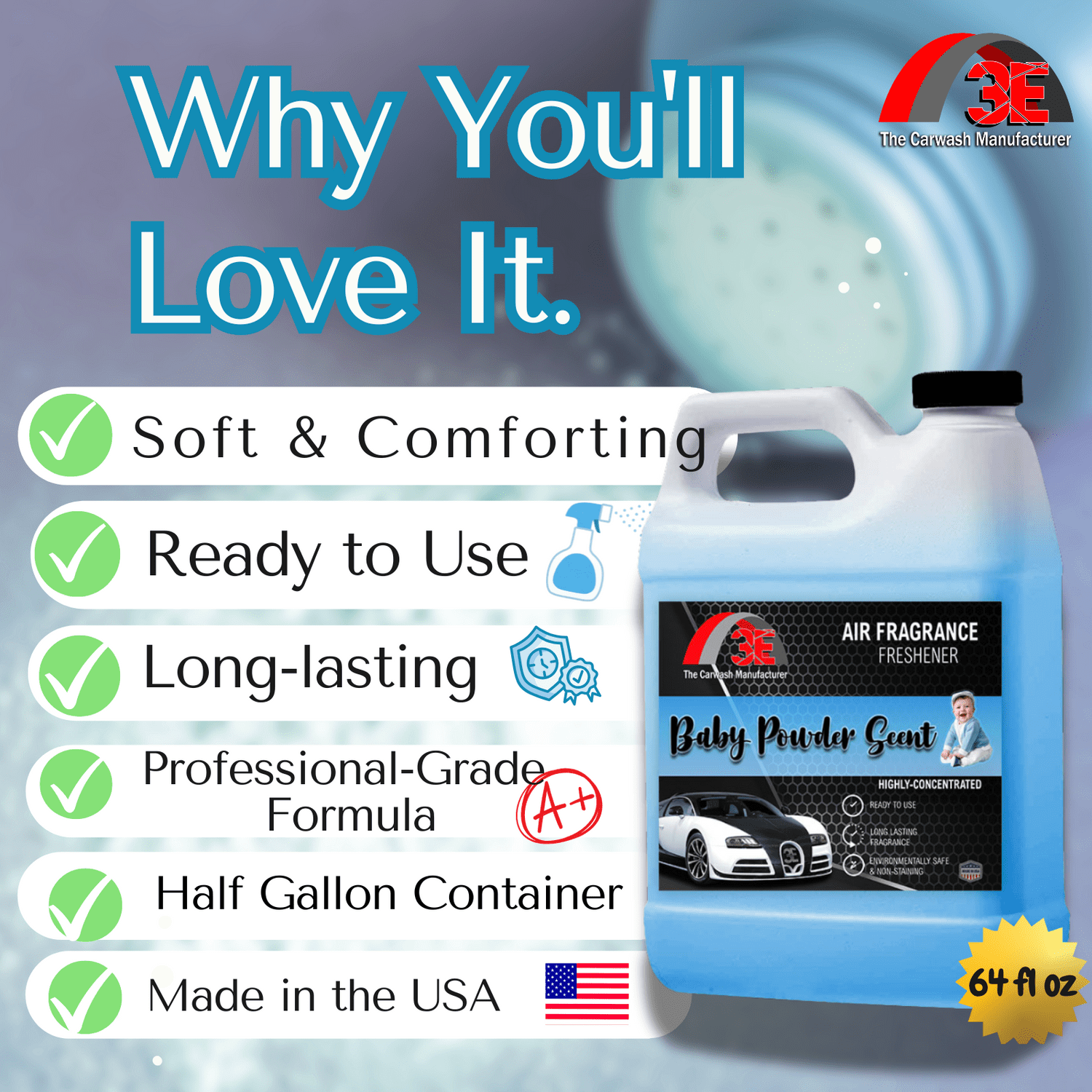 Air Freshener Baby Powder 64 oz