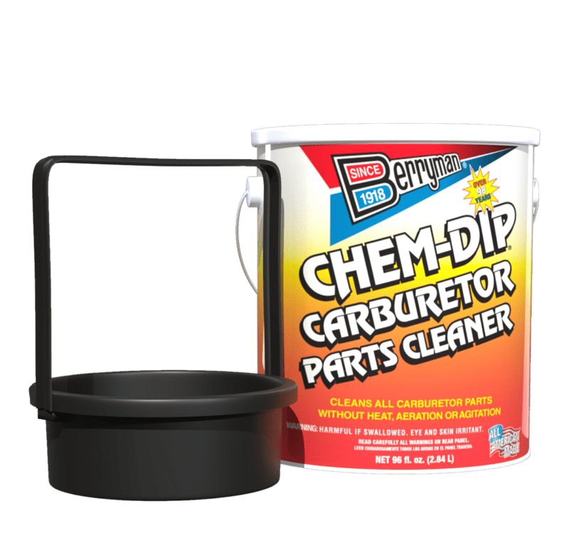 Berryman Chem Dip Parts Cleaner with Basket for Metal Parts, 3/4 Gal Pail - Vehicle Engine Degreaser