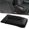CROSSDESIGN Center Console Lid Fit for Cadillac Escalade Chevrolet Silverado GMC Sierra Yukon Car Truck Black
