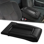 CROSSDESIGN Center Console Lid Fit for Cadillac Escalade Chevrolet Silverado GMC Sierra Yukon Car Truck Black