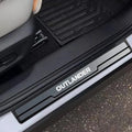Car Accessories For Mitsubishi Outlander 2019 2022 2023 2024 Auto Door Sill Scuff Plate Protector 4pcs