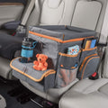 Car Organizer With Cooler - Back Seat Organizer for Kids or Front Seat Organizer for Drivers with Cup Holder Bin, Tray Top and Storage Pockets