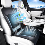 Coverado Ventilated Cooling Car Seat Cover, 12V-24V Cooling Seat Cushion with 8 Turbo Fans, Universal Fit for Car Suv Truck