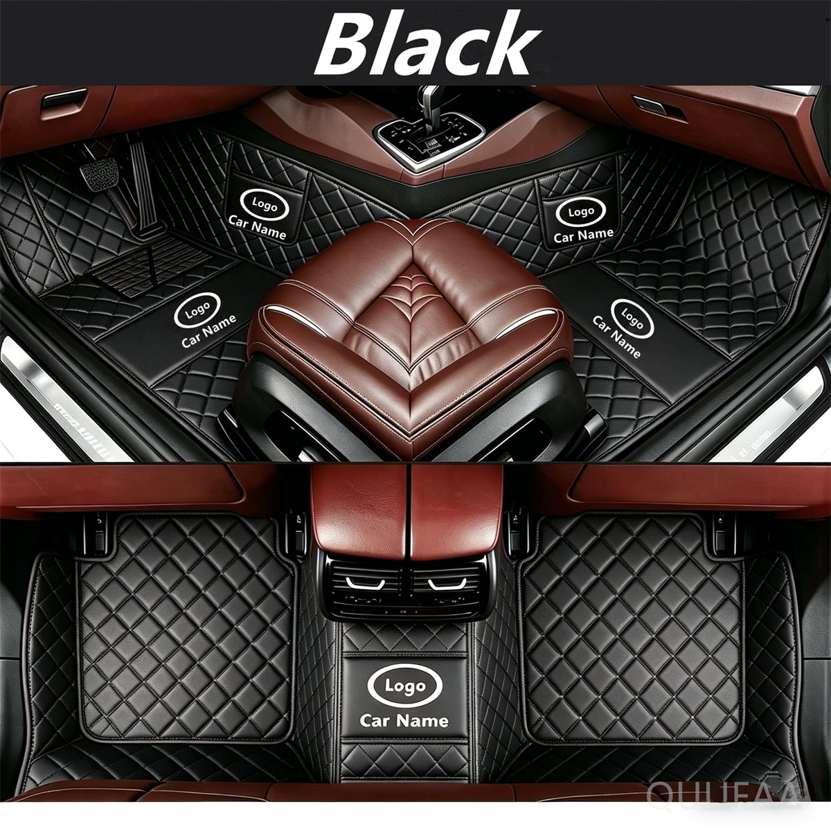 Custom Car Floor Mats For Compatible With Dodge Magnum 2005-2008 Double-layer Floor Mat Full Coverage All Weather Anti-Slip Car Mat Set Waterproof Car Mats